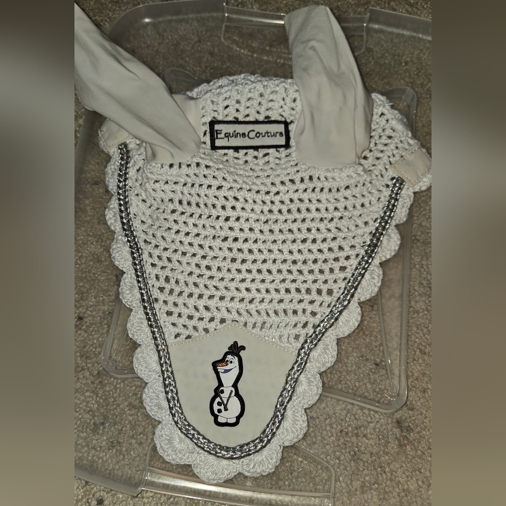 White Disney Ear Bonnet